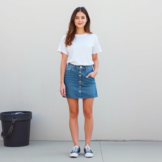 Buhle Denim Skirt